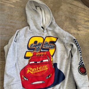 Disney Lightning McQueen Gray Hoodie
